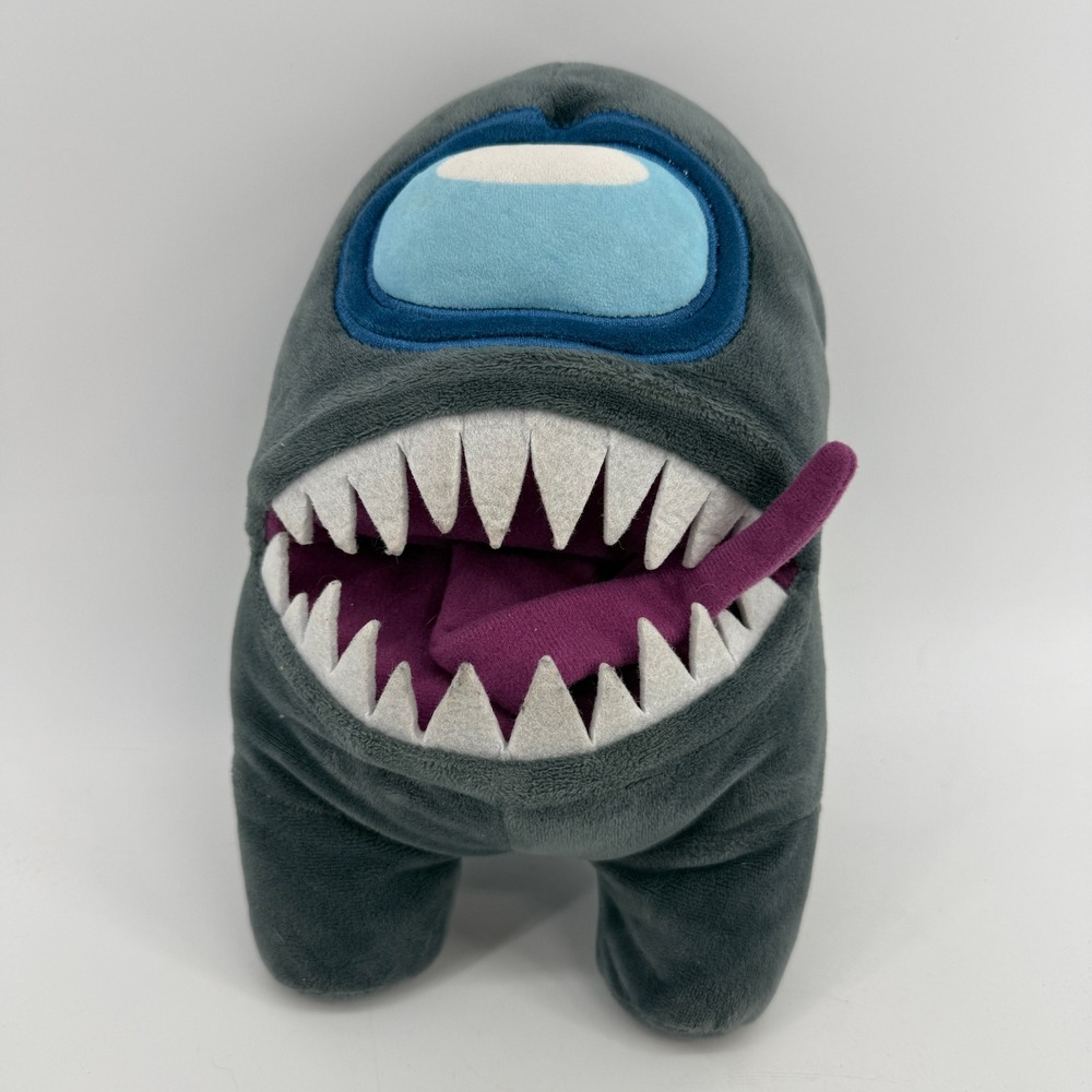 Among‎ Us Plush Impostor Kids 10 Inch Grey Excellent Toikido YuMe Stuffed Toy